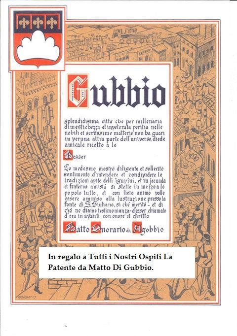 La Residenza Del Bargello Villa Gubbio Buitenkant foto